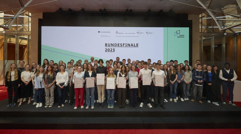 Bundesfinaltage von Jugend debattiert in Berlin - Marius Kümmel unter den besten vier Debattanten Deutschlands 13 csm JugendDbeattiert 07062025 3557 6c60f03583