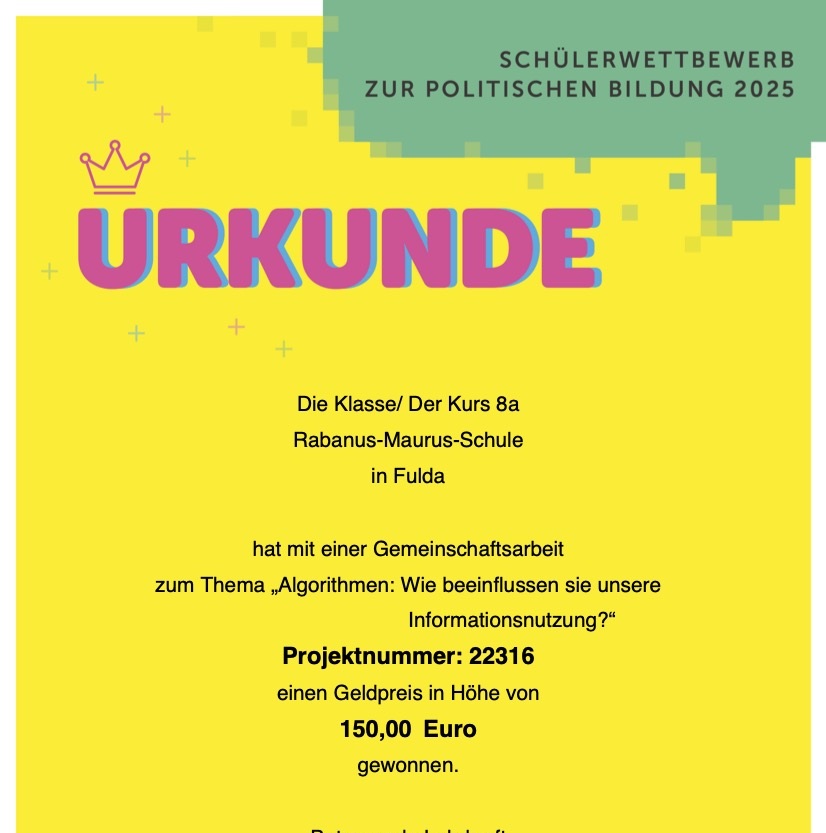 urkunde projekt 22316 sq